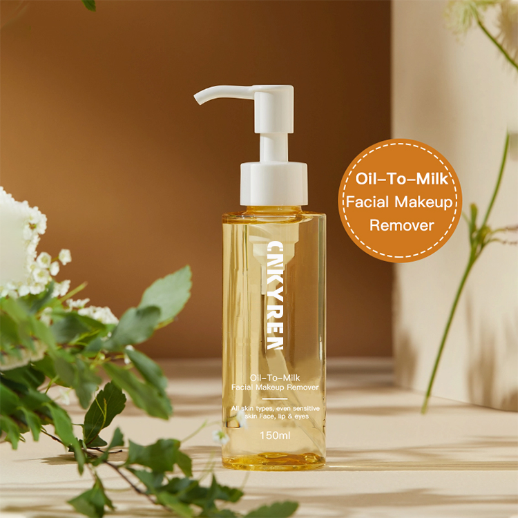 Huile-lait de maquillage enlever l'huile