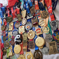Médailles de course personnalisées avec logo, médailles de sport en métal or, argent, bronze, médailles de vainqueur de ligue, médailles de marathon