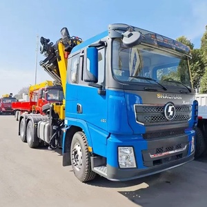 <span class=keywords><strong>Camion</strong></span> tracteur Shacman X3000 neuf 6x4 <span class=keywords><strong>avec</strong></span> <span class=keywords><strong>grue</strong></span>, <span class=keywords><strong>grue</strong></span> à flèche articulée hydraulique <span class=keywords><strong>de</strong></span> 16 tonnes, 20 tonnes, 25 tonnes, 30 tonnes pour port - Product Image 2