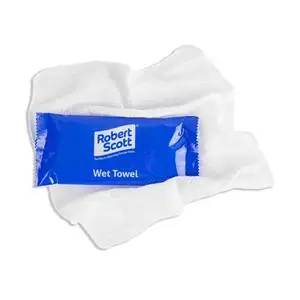Moist Towelettes Cotton Towel Wet Travel Wipe Individually Wrapped Disposable Scented for Hands face Body Clean pre-moi