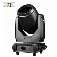 Projecteur Beam Moving Head 350W DMX512 à commande vocale, autopropulsé, effets prismatiques 540°, palette de 14 couleurs, éclairage de scène