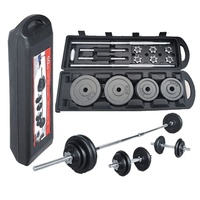 Haute qualité personnalisable Gym Fitness barre d'haltères poignée d'haltère unisexe anti-dérapant poids réglable fer pour un usage domestique