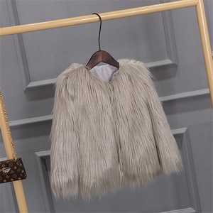 2021 moda rosa bambini <span class=keywords><strong>pelliccia</strong></span> di volpe cappotti fantasia bambine bambini giacche marrone <span class=keywords><strong>per</strong></span> l'inverno - Product Image 3
