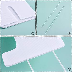 Signe de cour joyeux <span class=keywords><strong>anniversaire</strong></span> avec piquets signes en plastique d'âge personnalisés décorations d'<span class=keywords><strong>anniversaire</strong></span> résistantes aux intempéries pour la déco d'<span class=keywords><strong>anniversaire</strong></span> en plein air - Product Image 3