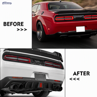 Diffuseur arrière LED ABS pour Dodge Challenger 2015-2024 SRT Hellcat, garniture extérieure du pare-chocs