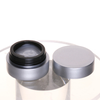 5g 10g 30g rond vide luxuriant mini échantillon cosmétique pot en plastique rond avec poignée