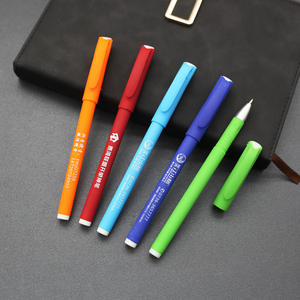 カスタムロゴインプリント付き高級ゴムコーティング販促用プラスチックジェルペン - Product Image 4