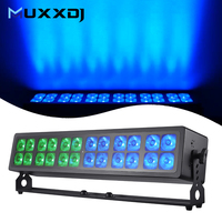 Projecteur architectural LED sans fil DMX 24*12W RGBWA+UV 6-en-1 à piles pour éclairage de scène