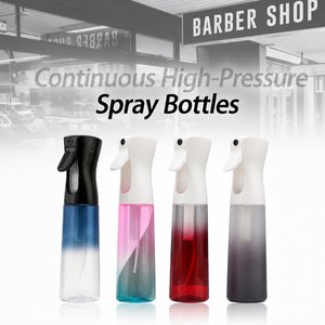 Bouteille pulvérisateur en plastique à dégradé de couleurs, pulvérisation fine, avec gâchette, pulvérisation continue, logo, accessoires de barbier, vaporisateur - Product Image 1