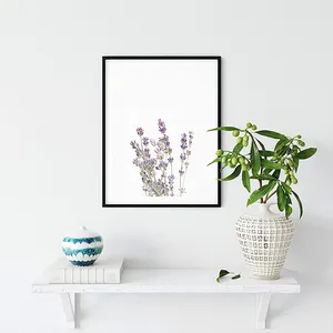 Planta botánica <span class=keywords><strong>verde</strong></span> arte de la pared pintura minimalista juego de 4/6 planta madera decoración de la pared imágenes 8 "x 10" - Product Image 1