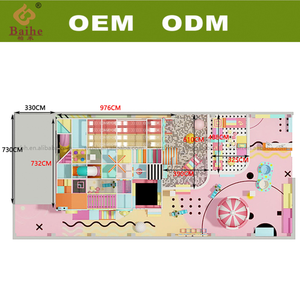 बेहे कैंडी रंग नरम खेल पास्टल रंग बच्चों खेल मैदान इनडोर खेल मैदान के मैदान के उपकरण - Product Image 6