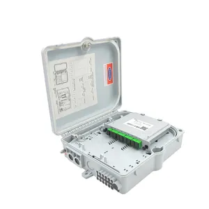 Kexint FTTH trong nhà ngoài trời sợi quang hộp phân phối SC 12 cổng PC + ABS 8 lõi gắn tường - Product Image 5