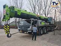 Grúa Móvil Usada ZOOMLION ZAT1000A7 Modelo 2022, 100 Toneladas, Pluma de 75m, Grúa Todoterreno