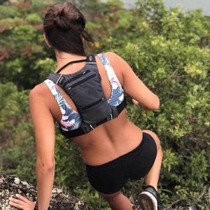 Fashion Marathon Running Vest Running Vest <b>Black</b> <b>Backpack</b> Water Bag Running Hydration Vest for Men and Women - Product Image 6