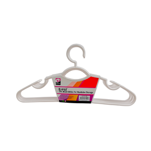 Appendiabiti in plastica Erpsl, 5 pezzi, nero bianco, per riporre gli indumenti nell'armadio - Product Image 2