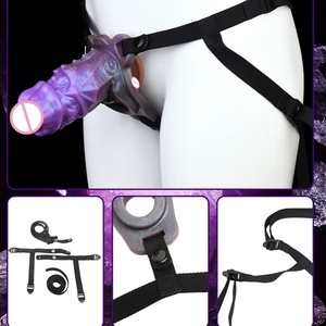SHAZ Hollow Alien Dildo, Manchons de pénis portables avec ceinture, Supports en résine, Agrandisseur et amplificateur de pénis, Jouets sexuels pour hommes, Retardateur d'éjaculation - Product Image 5