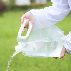 Vente en gros de sac à eau en plastique de 20 litres facilement pliable et facile à transporter sac à eau en plastique de grande capacité - Product Image 6