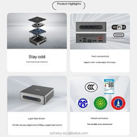 Komputer Desktop Acer I3-N305 Memori 16G SSD512GM.2 Wifi6 Komputer Mini Built-in Mainframe Kecil Merek Lengkap Mini Mainframe