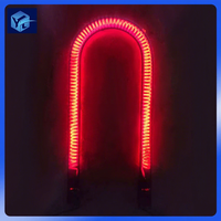 Tube chauffant en fibre de carbone en forme de U, chauffage électrique, lampe infrarouge lointain pour poêle, tube lumineux IP65, lumières IR, tension universelle