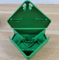 Boîte Piège à Souris Verrouillable d'Extérieur et d'Intérieur en Plastique PP avec Clé, Station d'Appâtage pour Rats et Rongeurs