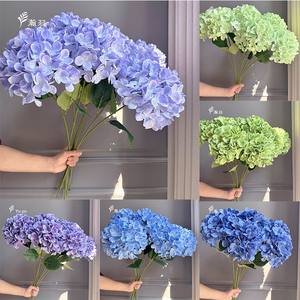 Decoración para el Hogar, Accesorio para Fotos, Celebración de Bodas, Venta al por Mayor, 96 Pétalos, Tallo Único, Flor Artificial de Hortensia 3D - Product Image 2