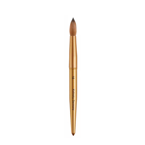 Pincel de Uñas Acrílico con Mango Dorado, 100% Pelo Kolinsky Puro, Logotipo Personalizado, Diferentes Tamaños, Pincel Acrílico para Manicura de Salón - Product Image 2