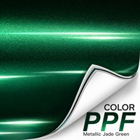 Film de protection de carrosserie de luxe de haute qualité, couleur vert jade métallique, PPF TPU 7,5 mil, auto-réparateur, anti-rayures, UV 99%, IR 90%