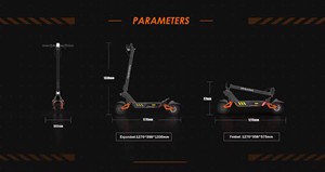 Patinete Eléctrico Kukirin <span class=keywords><strong>G1</strong></span> <span class=keywords><strong>Pro</strong></span> Kugoo, Motor Dual de 800w*2, Alcance de 70 km, Alta Velocidad de 55 km/h, Plegable - Product Image 6