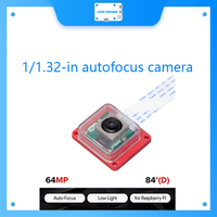 Module de caméra autofocus 1/1.32" 64MP avec une résolution allant jusqu'à 9248 x 6944 pixels, compatible avec Raspberry Pi