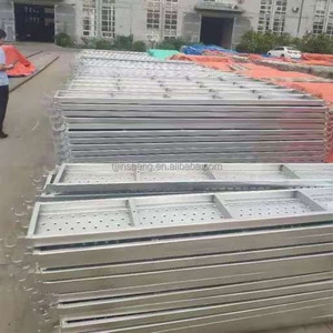 Andamio de pasarela resistente a la corrosión de alta resistencia, tablones de acero, ganchos de tablones de construcción de cubierta de Metal para construcción de edificios - Product Image 6