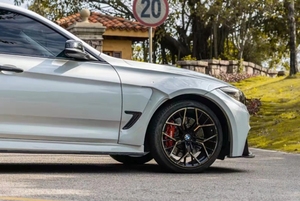 Kit de carrocería de estilo M4 modificado Runde para BMW Serie 3 <span class=keywords><strong>3GT</strong></span> <span class=keywords><strong>F34</strong></span> faldones laterales de parachoques trasero delantero labio trasero media pieza de fibra de carbono - Product Image 5
