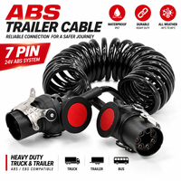 Câble de remorque pour camion à 7 broches, performance électrique stable, pour le câblage des feux arrière et des clignotants de remorque, vente en gros
