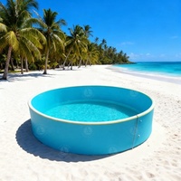 Nouvelle piscine gonflable durable pour enfants et adultes, personnalisée, portable, en tissu Drop Stitch DWF, grande piscine gonflable pour l'extérieur