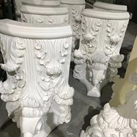 Colonne architecturale de luxe en PU, robuste et sans entretien, idéale pour la décoration de jardins, de halls et de bâtiments