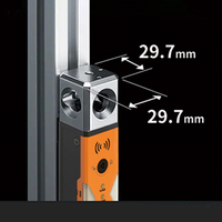 Interrupteur de verrouillage de porte de sécurité RFID, force de verrouillage de 2000N, niveau 2 OSSD PLe avec ISO13849-1 pour l'industrie automobile et les batteries au lithium