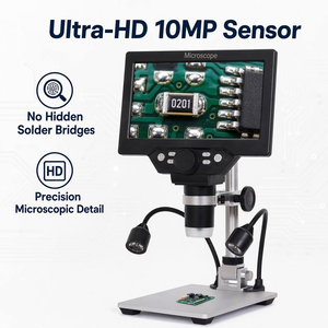 Microscopio electrónico portátil para soldar, G1200, 7 pulgadas, 12MP, 1-1200X, digital, HD, Lcd - Product Image 3