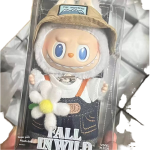 Bambola Labubu in Vinile e Peluche - Disponibile Subito - <span class=keywords><strong>Personaggi</strong></span> Bubble Mart Labubu Spring Wild Home with The Monsters <span class=keywords><strong>Frozen</strong></span> - Product Image 1