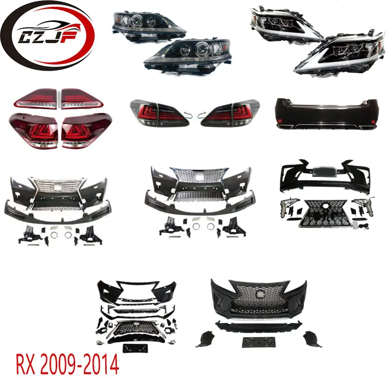 Czjf Carrosseriedelen Carrosserieset Auto Front Bodykits Sport Voorbumper Voor Lexus Rx 2009 2010 2011 2012 2013 2014