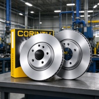 Disque de frein avant revêtu, directement de l'usine, pour MERCEDES-BENZ GLE350 OE # 2464212812 Pièces automobiles en gros