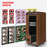 Mesin Printer Foto Booth, Mesin Vending Photo Booth, Casing Photo Booth, Supplier Teknologi Tinggi, Warna Dapat Dikustomisasi, Logo Software