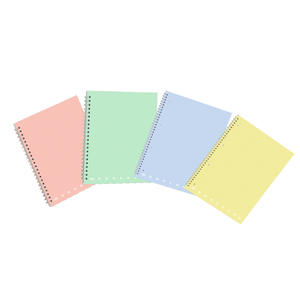 PIGNA - Bloc de papier pastel monochrome A4 avec trous et micro-perforations carrées de 5 mm ASS. - Product Image 1