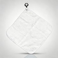 Créez votre propre serviette de golf brodée personnalisée en coton avec logo sur mesure, serviette carrée pour nettoyer les balles, serviette de bar