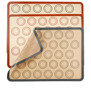 Không dính Silicone Baking lót Macarons Tấm nướng Silicone Baking Mat cho Pastry làm