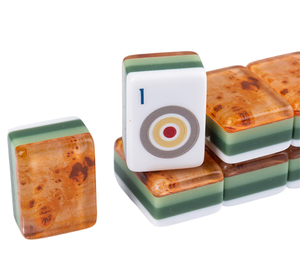 Jeu de Mahjong Américain en Bois Gravé, Luxe Personnalisé, 160 Pièces, Format Voyage, Commande Minimum 1 Jeu - Product Image 6