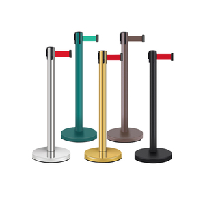 Barriera Retrattile in Acciaio Inox con Cintura da 2m per Controllo Folla, per Uso in Esposizioni o Aeroporti e Hotel - Product Image 6