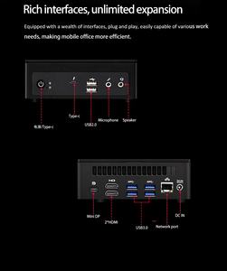 12th Gen In Tel NUC Tiny Client Mini PC Core i7 1260P i5 <span class=keywords><strong>1240P</strong></span> Iris Xe Graphics 2 * HD 1 * Mini-DP Computadora de escritorio - Product Image 4