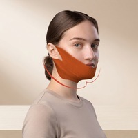 Masque liftant en V pour le menton, patch réducteur de double menton infusé au collagène, masque liftant pour le menton et la ligne du visage en V pour femmes