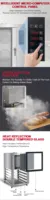 220v restaurant commercial gaz électrique taiwan chine comptoir 12 10 plateaux four à convection à air chaud pour la cuisson avec fonctions vapeur