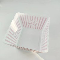 Grand seau à pop-corn en plastique grand récipient à pop-corn réutilisable avec logo personnalisé et couleur scellée à chaud