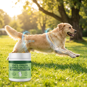 Private Label Haustier-Nahrungsergänzungsmittel Grünlippmuschel-Pulver Hüft- & Gelenkunterstützung Hochprotein Verdauungsgesundheit für Hunde - Product Image 1